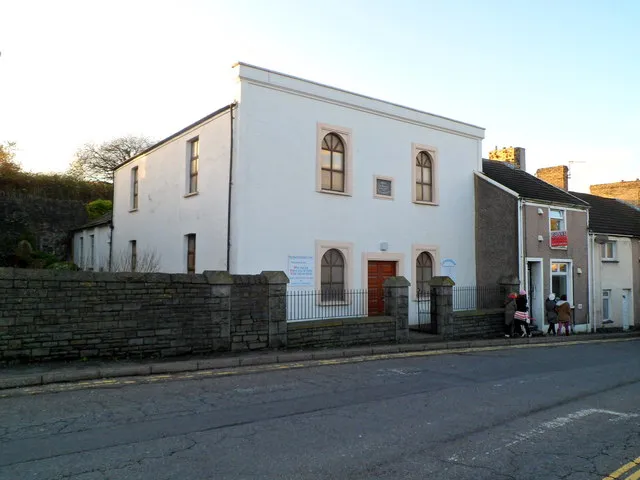 Cornerstone Pentecostal Church is located on Fothergill Street. A translation of the Welsh inscription in stone on the building shows that it was built as Libanus Welsh Baptist Church in 1841, rebuilt in 1846.