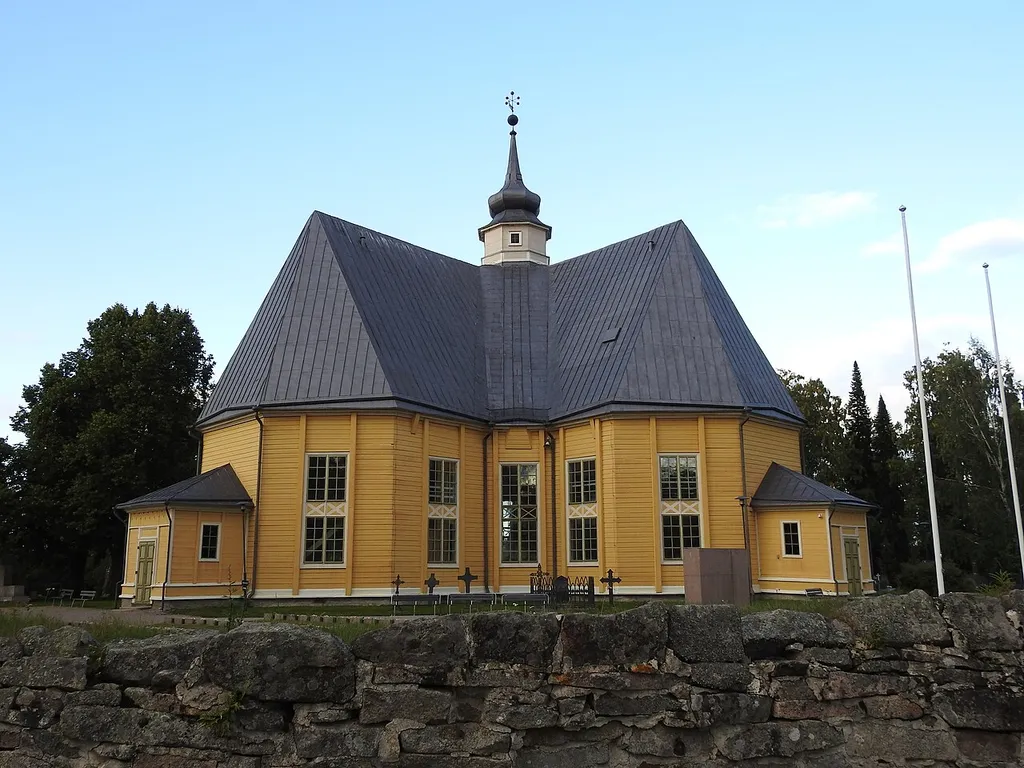 This is a photo of a monument in Finland identified by the ID 'Ruovesi Church' (Q11891447)