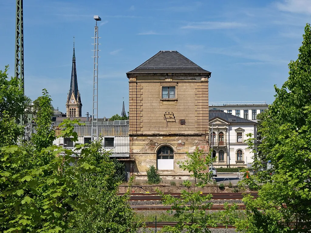 Wasserturm am Bahnhof Chemnitz