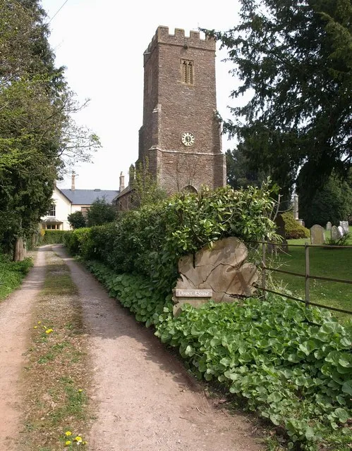 Parish church of St Edward King and Martyr, Goathurst, Somerset, England, seen from the west
