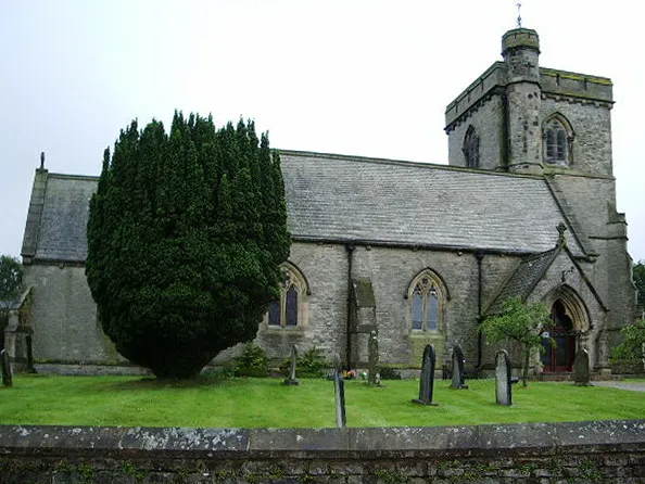 St Peter's parish church, Quernmore, Lancashire, seen from the northeast