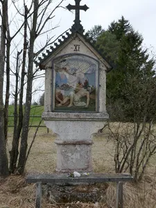 Kreuzwegstation Burg in Wielenbach