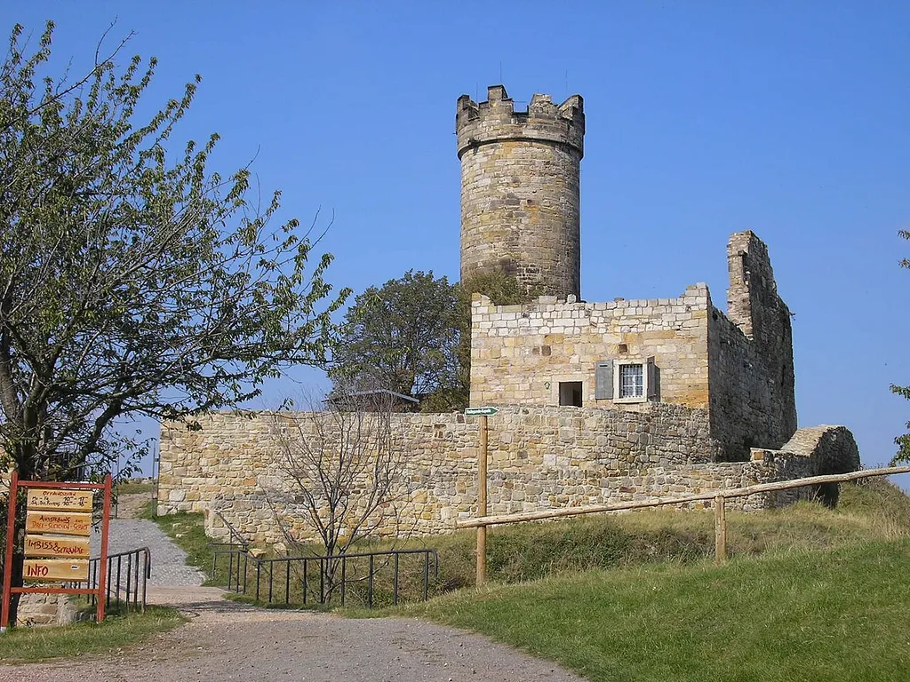Die Mühlburg bei Mühlberg (Thüringen).