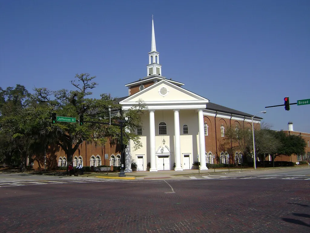 First Baptist Church (South corner), Thomasville, Thomas County, Georgia