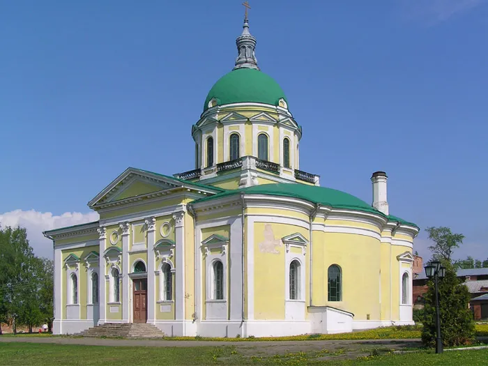 Предтеченский Собор в городе Зарайске Зарайского уезда Рязанской губернии (ныне - Зарайский район Московской области). Фото из частного архива Кутаева Владимира Степановича