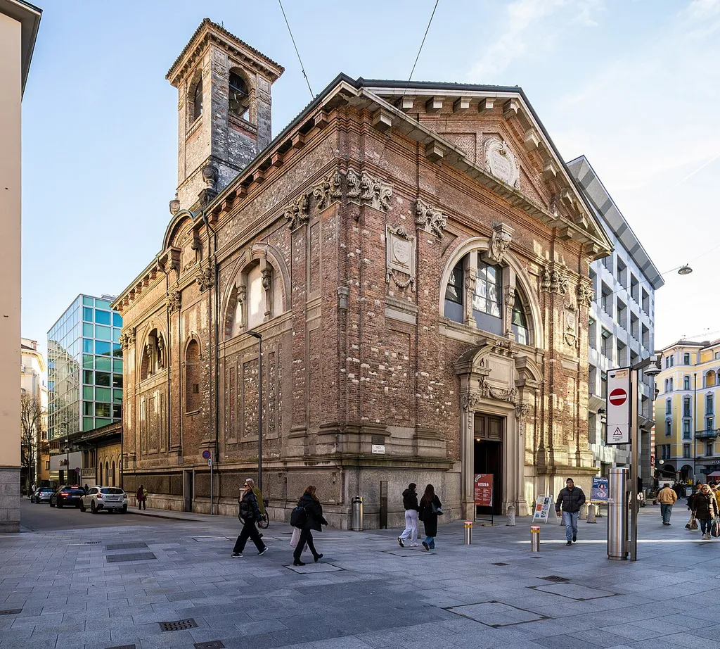 Church of Saint Antonio Abarte in Piazza Dante Alighieri in Lugano.