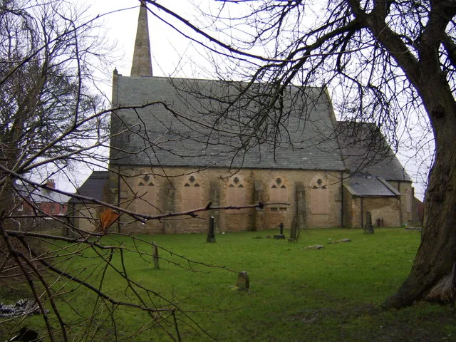 Former parish church of All Saints, New Shildon, County Durham, seen from the south