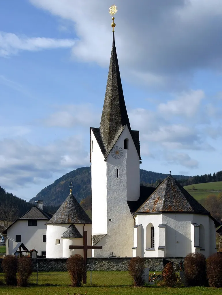 Parish church Saint Andrew in Glantschach, market town Liebenfels, district Sankt Veit, Carinthia, Austria, EU