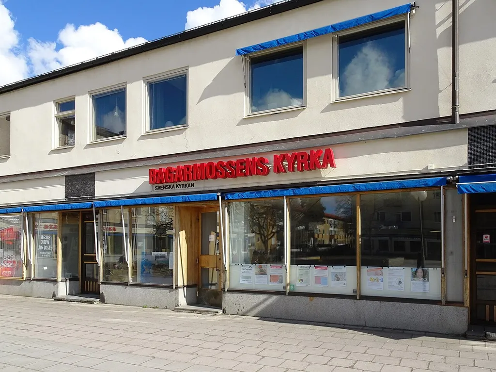Bagarmossens kyrka vid Lagaplan