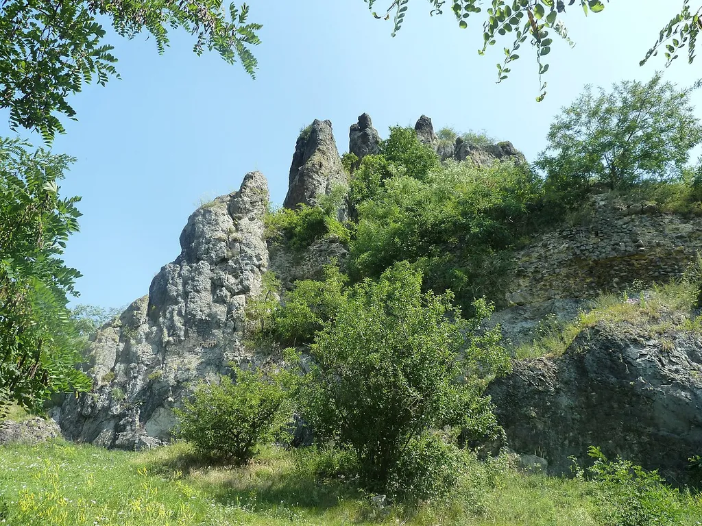 Ruins of Hajnačka castle.