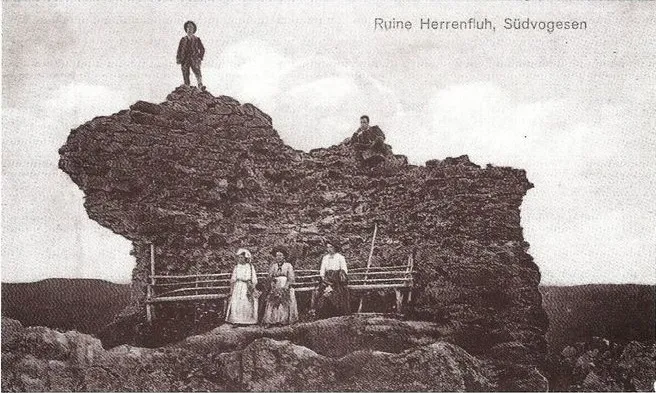 Le Château du Herrenfluh, carte postale