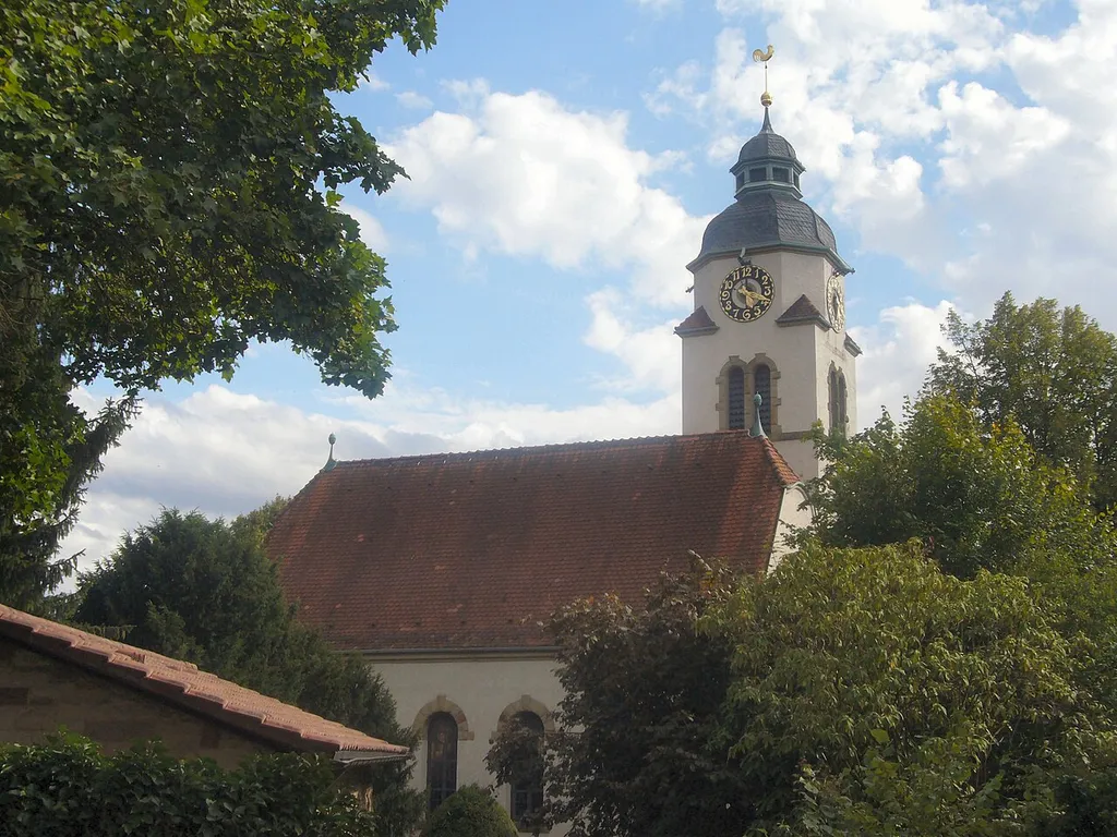 Christian church of Metterzimmern, village next to Bietigheim-Bissingen, Germany
