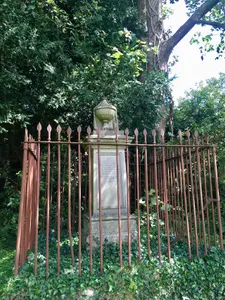 Memorial to the Reverend Lisle in Churchyard of Church of St Mary the Blessed Virgin