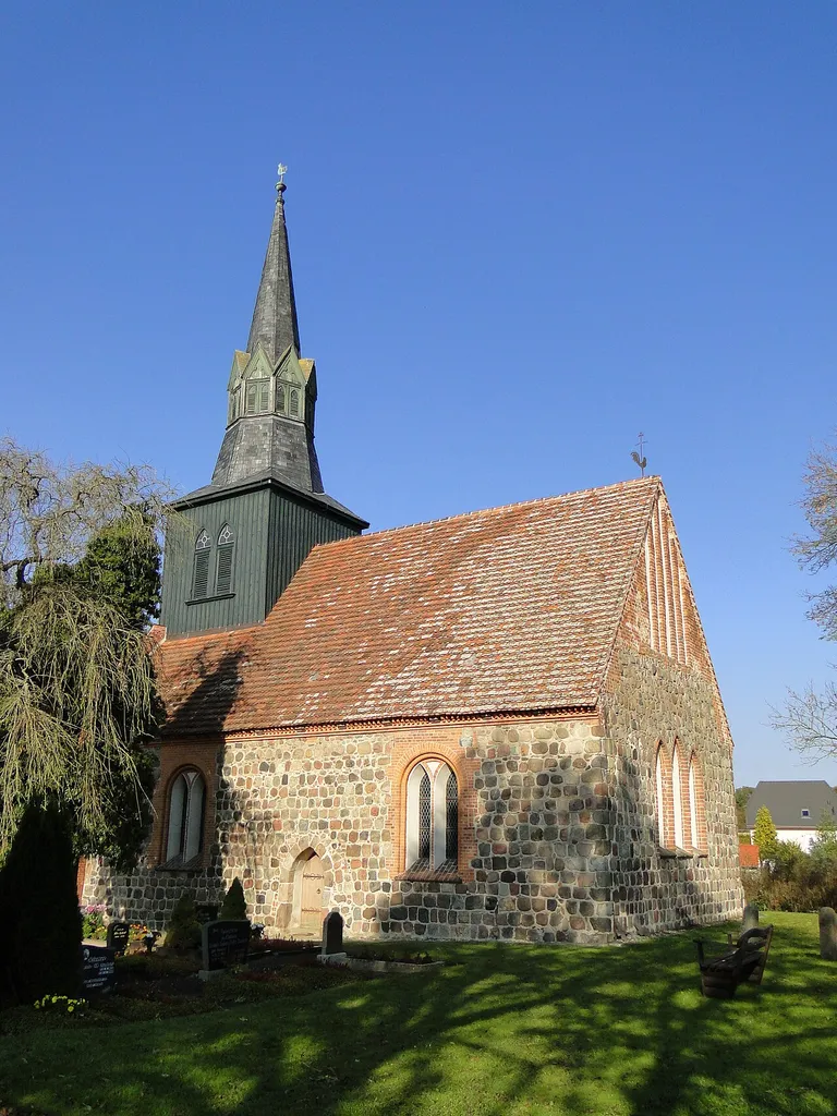 Church in Chemnitz, district Mecklenburg-Strelitz, Mecklenburg-Vorpommern, Germany