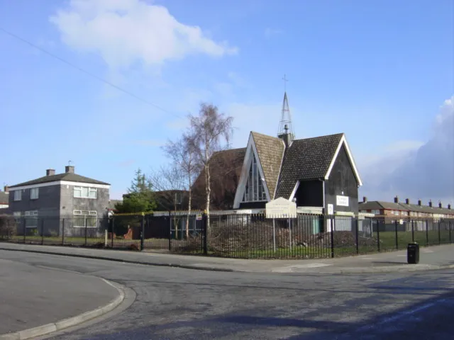 St Marks, Kirkby. St Marks is a Church of England church on Brook Hey Drive, Northwood in Kirkby, dedicated in 1970