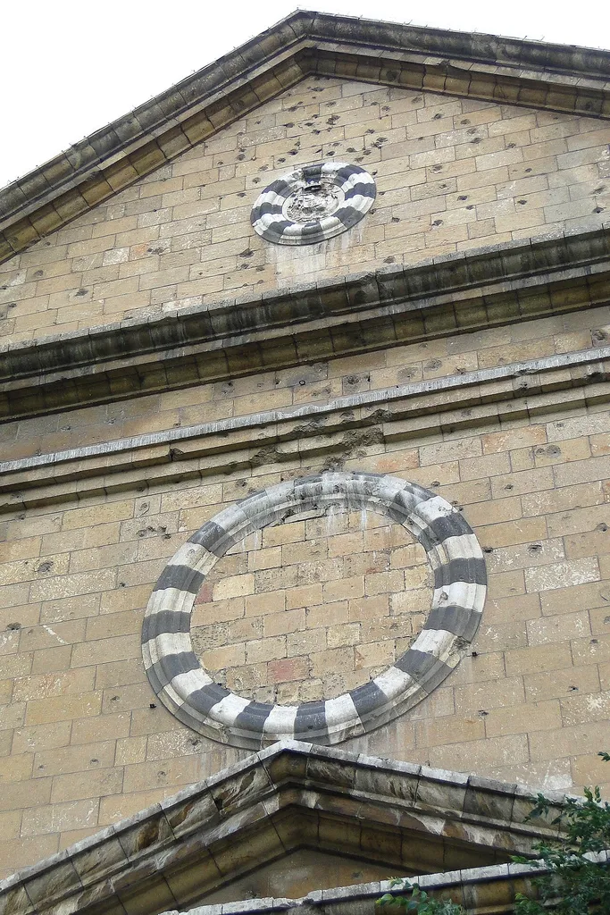 French-Built Kendirli Church Bullet-Pocked from Independence Era Battles - Gaziantep (Antep) - Turkey