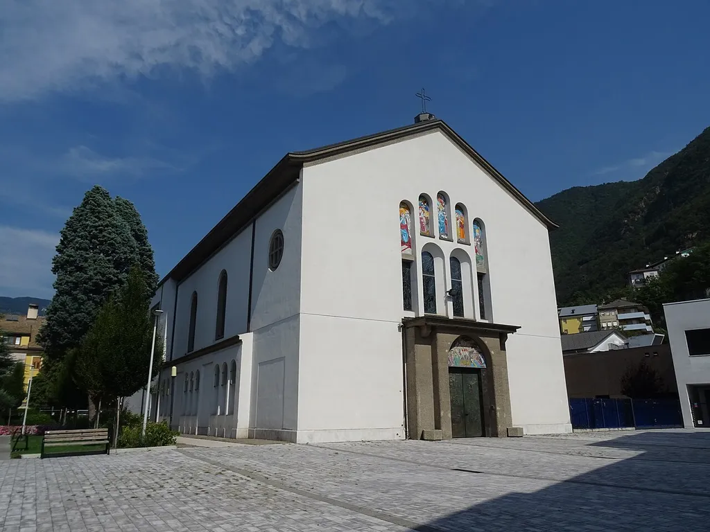 Bolzano (South Tyrol, Italy), Blessed Virgin Mary of the Rosary church This picture was uploaded via web-app "Wiki Loves Monuments Italia".