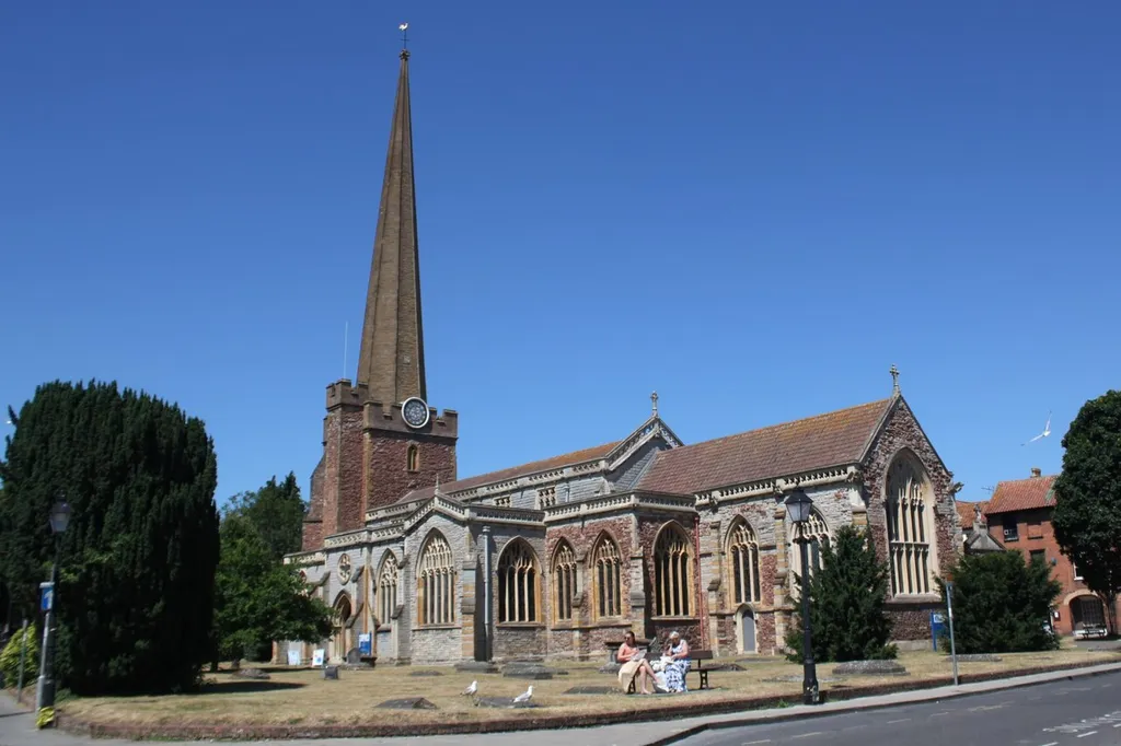 St Mary's church in the centre of Bridgwater, Somerset.