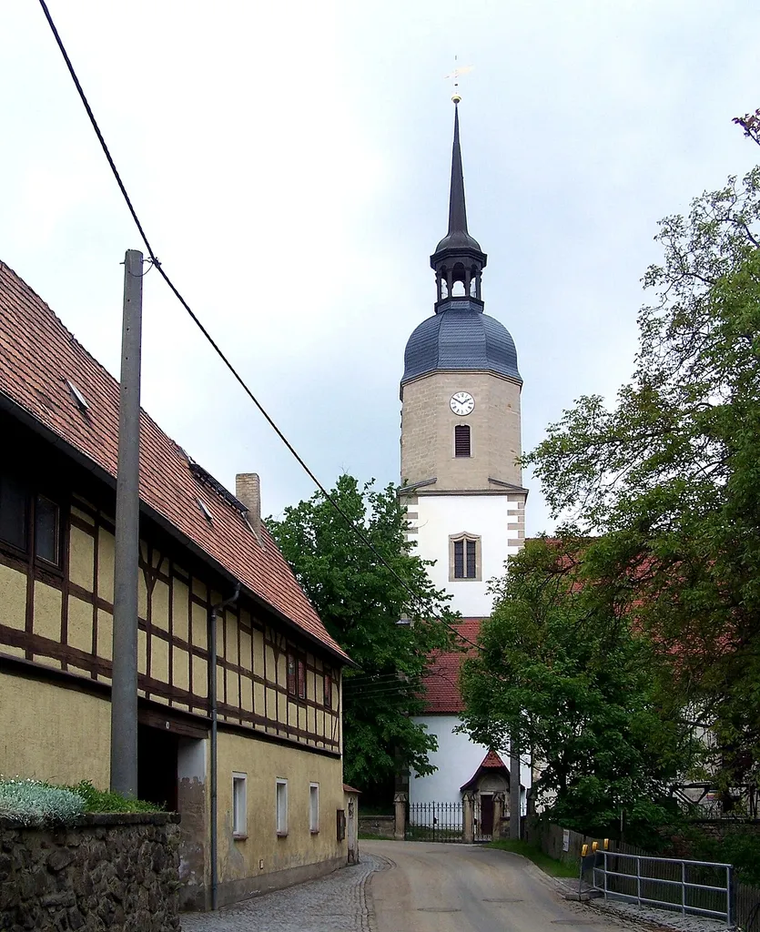 Kirche Weistropp, Gemeinde Klipphausen, Landkreis Meißen