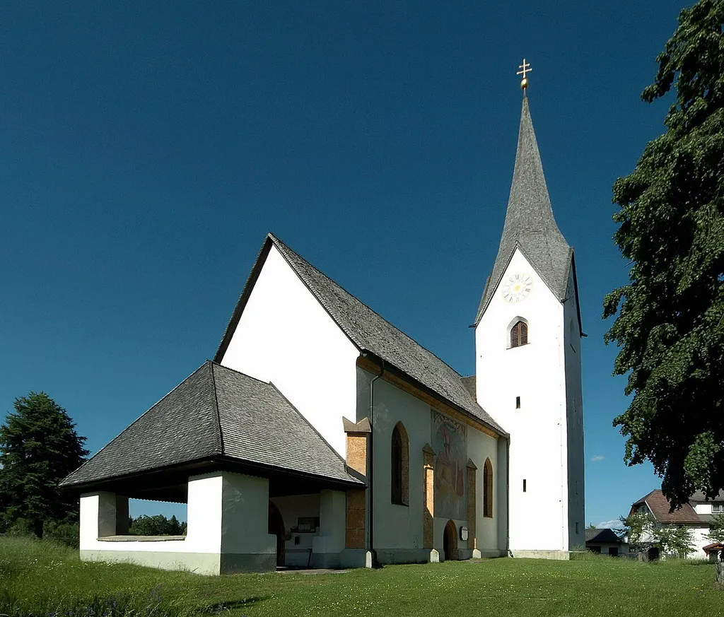 Subsidiary church Saint George in Faak, market town Finkenstein am Faaker See, district Villach Land, Carinthia, Austria, EU