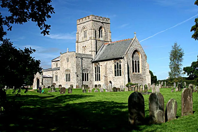 St Mary's parish church, Gressenhall, Norfolk, seen from the southeast
