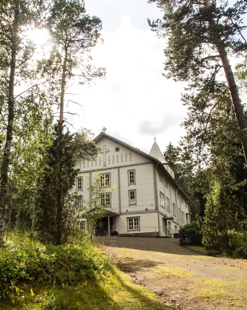 The Lutheran church in Koijärvi village, Forssa, Finland. Architect Mauno Kallio, completed 1922.