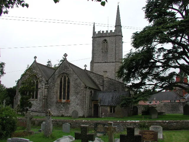 St Matthew's parish church, Wookey, Somerset, seen from the east