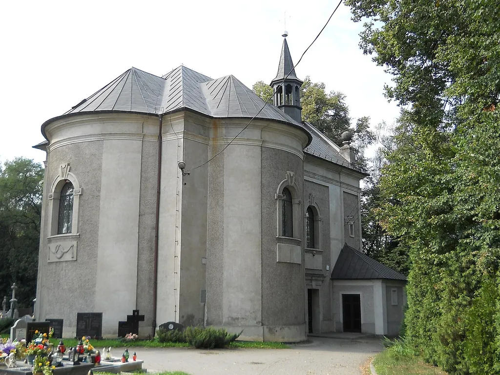 Toszek, ul, Parkowa - dawna kaplica cmentarna, obecnie kościół pw. św. Barbary (zabytek nr A/339/60 z 7.03.1960)