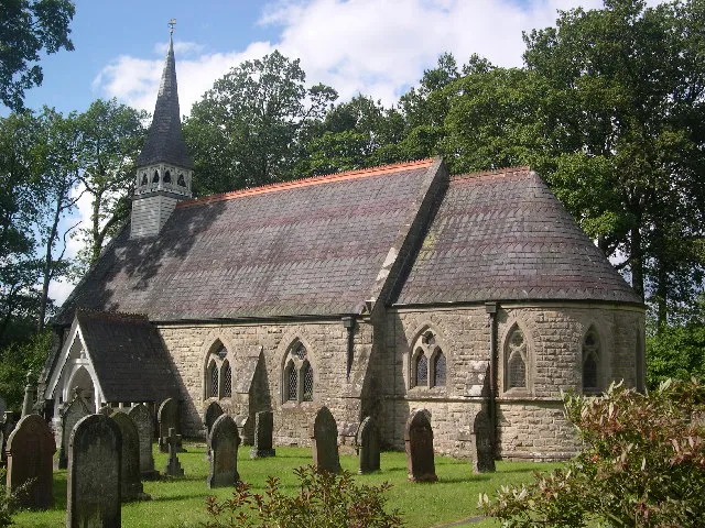 St Nicholas' Church, Nichol Forest. A picturesque Arts &amp; Crafts Church hidden away on the River Esk on the borders of England &amp; Scotland.