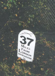 Milestone, Worthing Road, just S of railway bridge