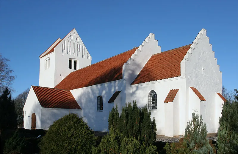 Asnæs Kirke (church) in the northwestern part of Zealand, Denmark Photo taken December 2005 by Henrik Jessen