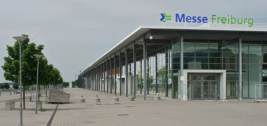 Das Gebäude der neuen Messe in Freiburg