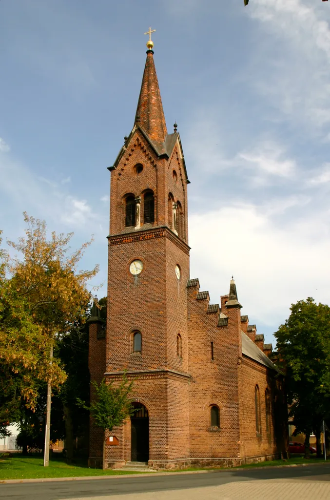 Kirche in Elsnigk, Gemeinde Osternienburger Land, Landkreis Anhalt-Bitterfeld, Sachsen-Anhalt
