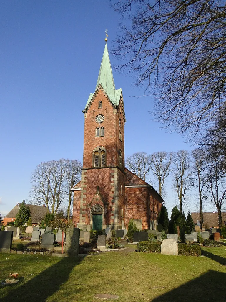 Church in Hohenhorn, disctrict Herzogtum Lauenburg, Schleswig-Holstein, Germany