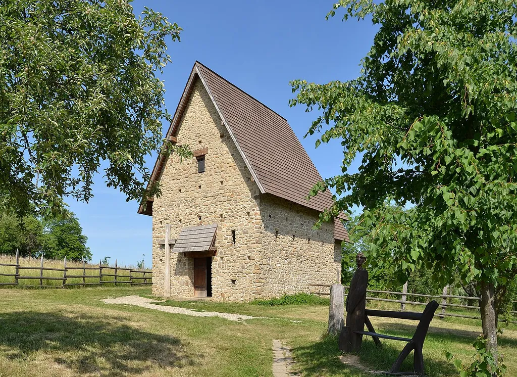 Replica of the church from Great Moravia period. Modrá, Czech Republic