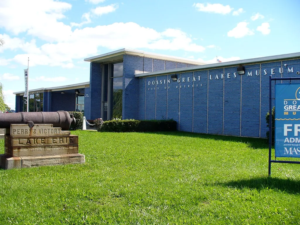 The Dossin Great Lakes Museum is located in Belle Isle Park in Detroit, MI.