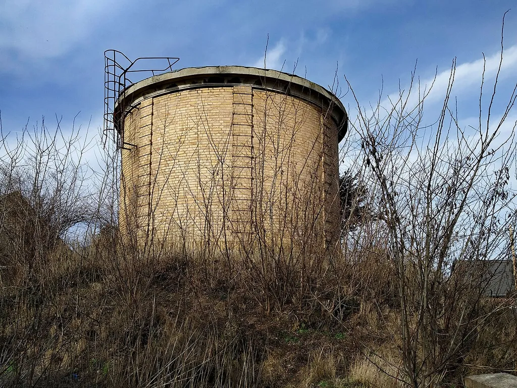 Wasserturm in Kostebrau, OT von Lauchhammer