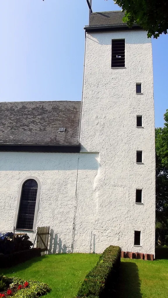 Exterior of the protestant church in Nohfelden, Saarland, Germany