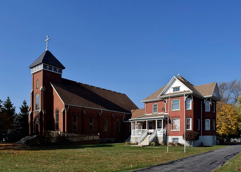 Our Lady of the Rosary Shrine at Saint Patrick Church (Merlin, Ontario) - church &amp; rectory