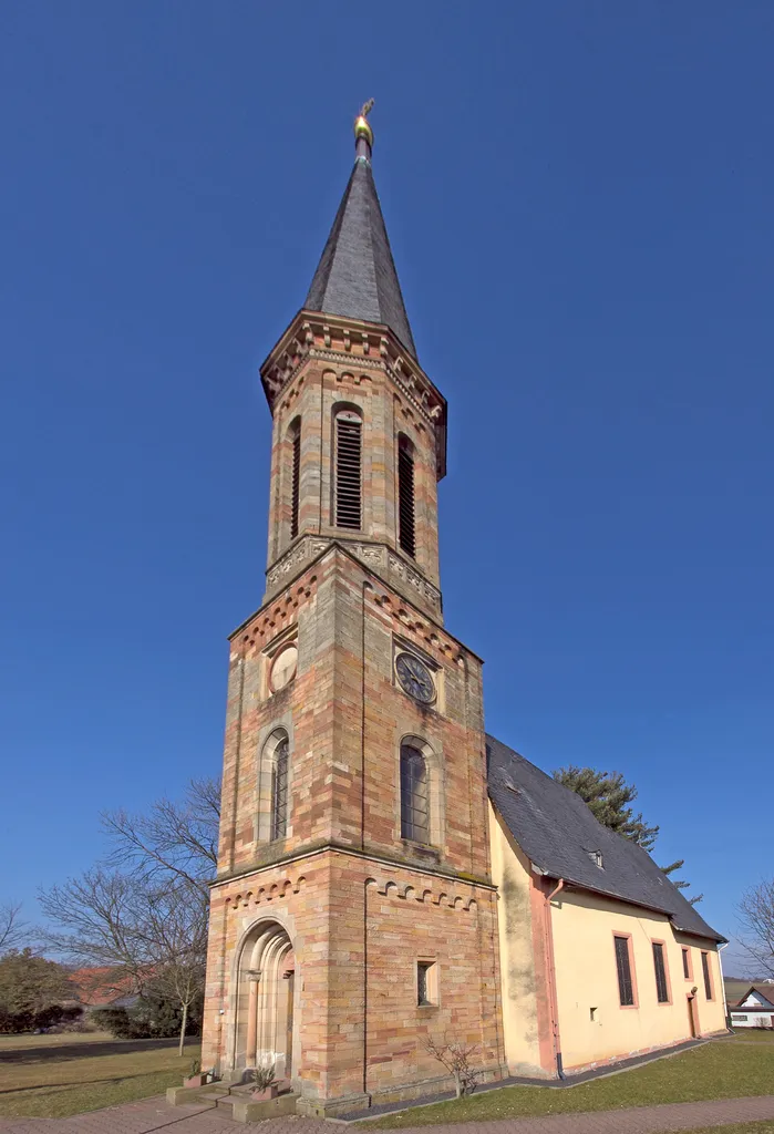 Kirche in Effolderbach (Ortenberg) im Wetteraukreis in Deutschland
