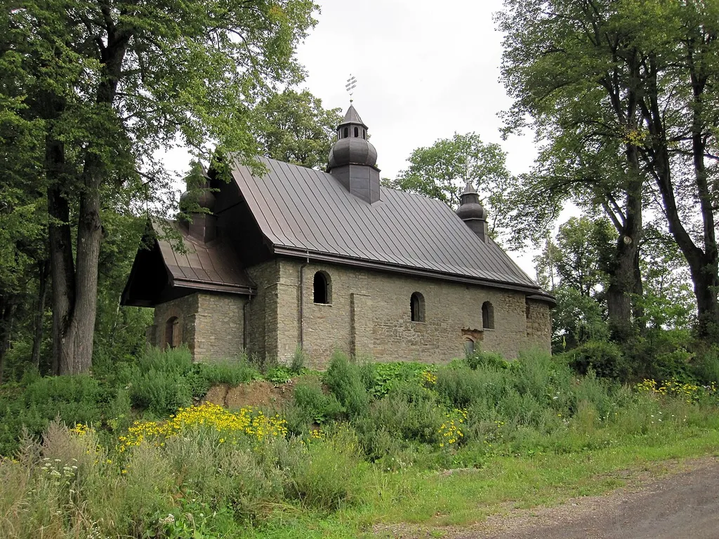 Saint Basil Orthodox church in Żernica Wyżna (built in 1800)