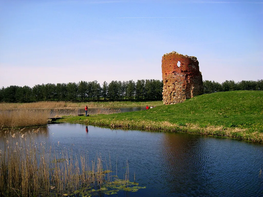 Piltene Castle ruins