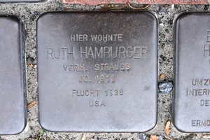 Stolperstein dedicated to Ruth Hamburger