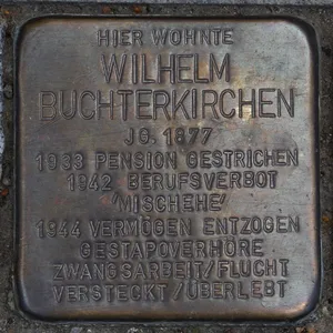 Stolperstein dedicated to Wilhelm Buchterkirchen