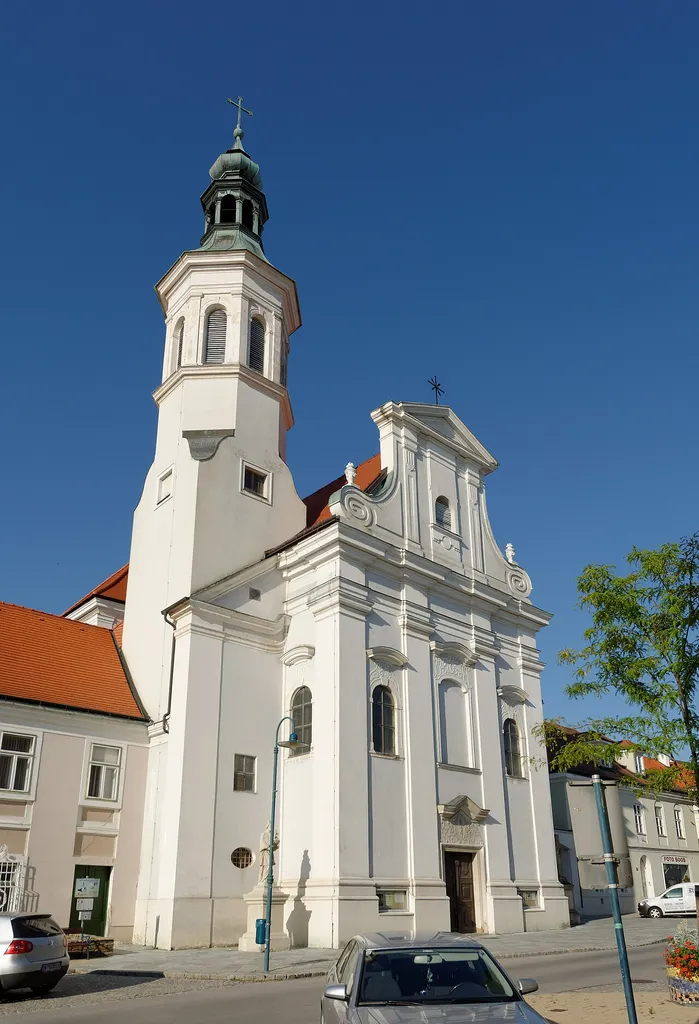 Catholic parish church at Zistersdorf, Lower Austria, Austria