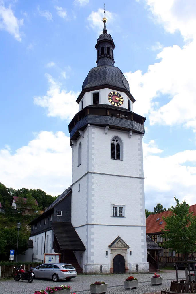 Church in Steinbach-Hallenberg near Schmalkalden/Thuringia