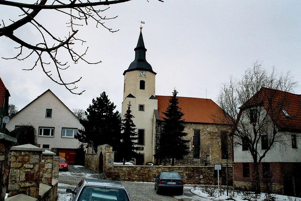 The village church in Priessnitz