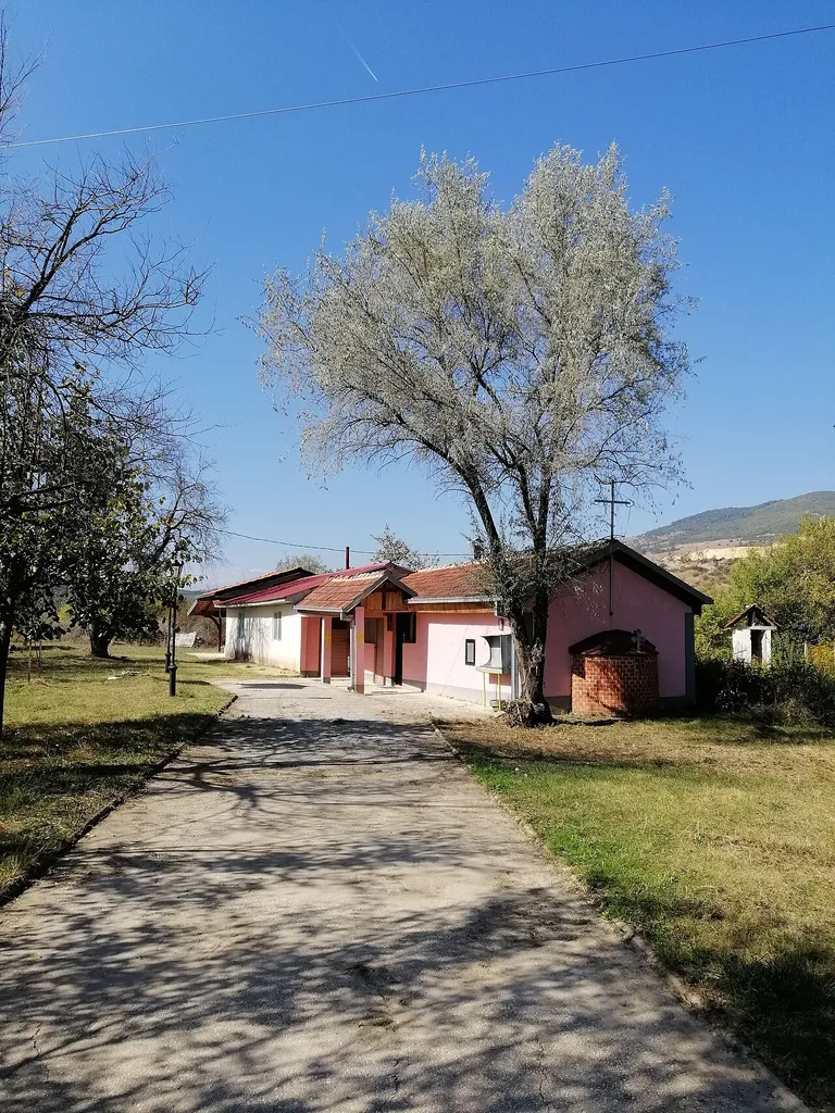 View of the St. Mercurius Church in the village Mirkovci