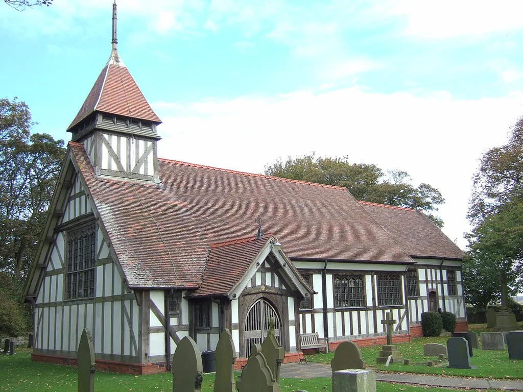 Church of St Michael and All Angels, in Great Altcar, Lancashire, England.