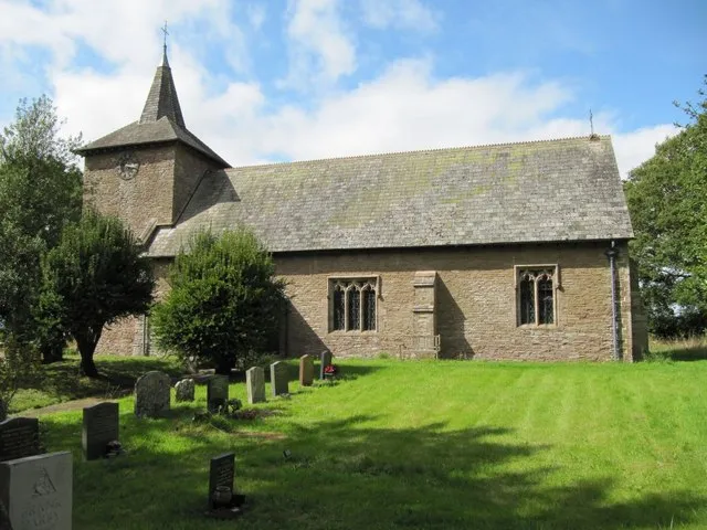 Docklow Church The view of Docklow Church seen from just in the churchyard. It has the look of a plain unadorned church.